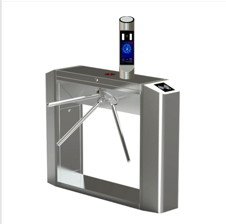 Face recognition three roller gate