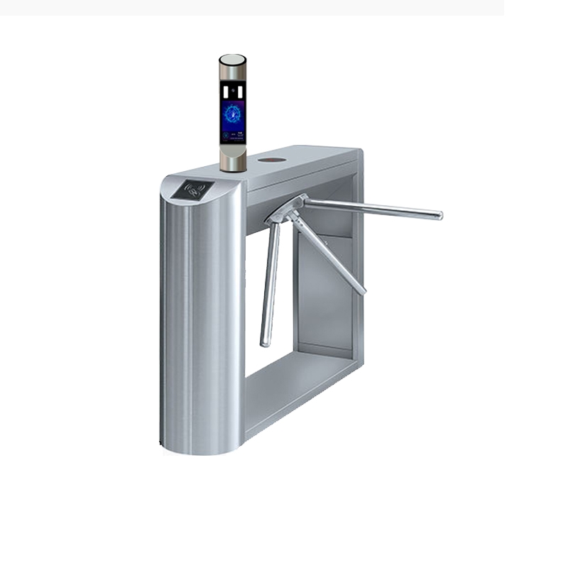 Face arc three-roller gate